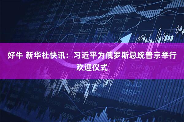 好牛 新华社快讯：习近平为俄罗斯总统普京举行欢迎仪式